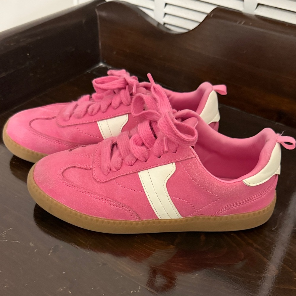 Wonder Nation Pink and White Kids Sneakers